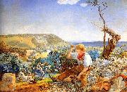 John Edward Brett The Stonebreaker, oil painting